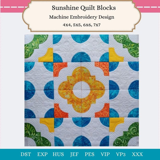 EWC261 Sunshine Quilt Blocks