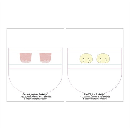 EWC269 - ITH Animal Pocket Peekers