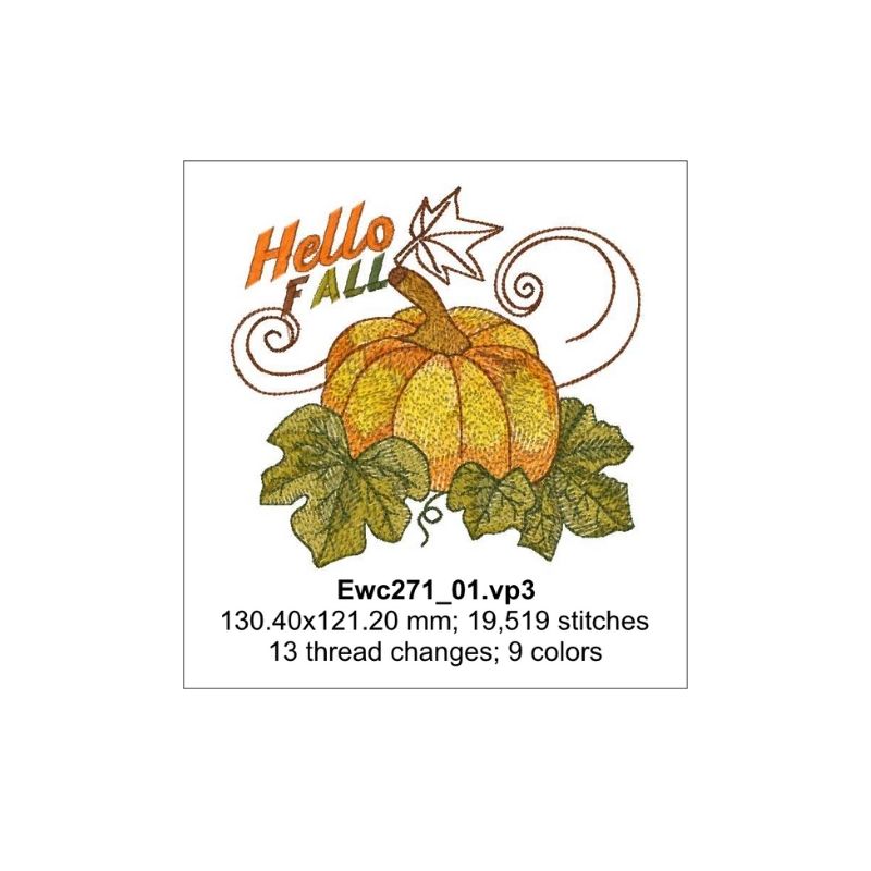 EWC271 - Hello Fall Pumpkin