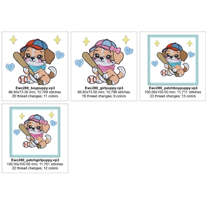 EWC280 - Puppy Designs