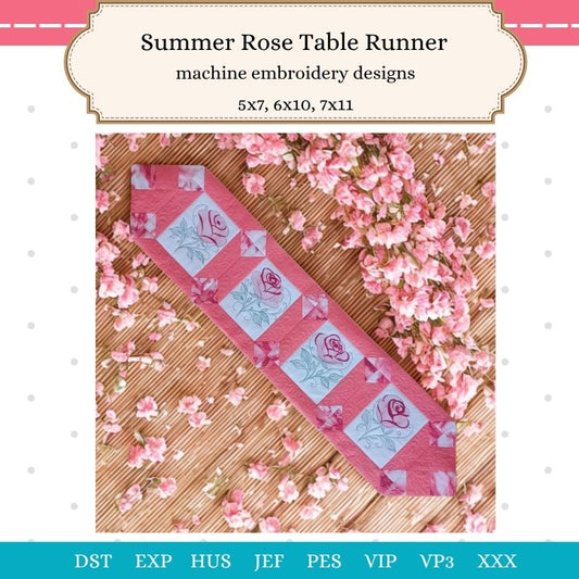 EWC283 - Summer Rose Table Runner