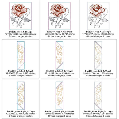 EWC283 - Summer Rose Table Runner