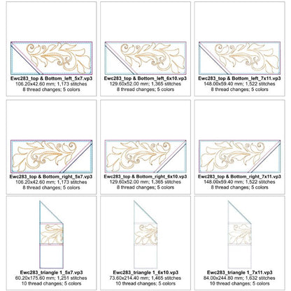 EWC283 - Summer Rose Table Runner
