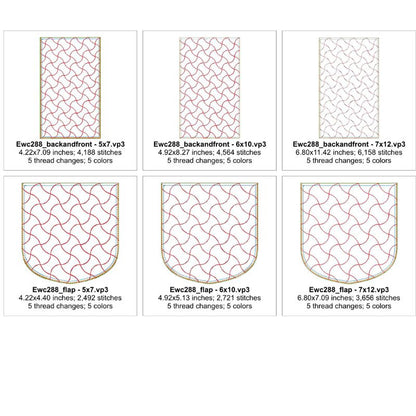 EWC288 - ITH Quilted Zipper Pouch