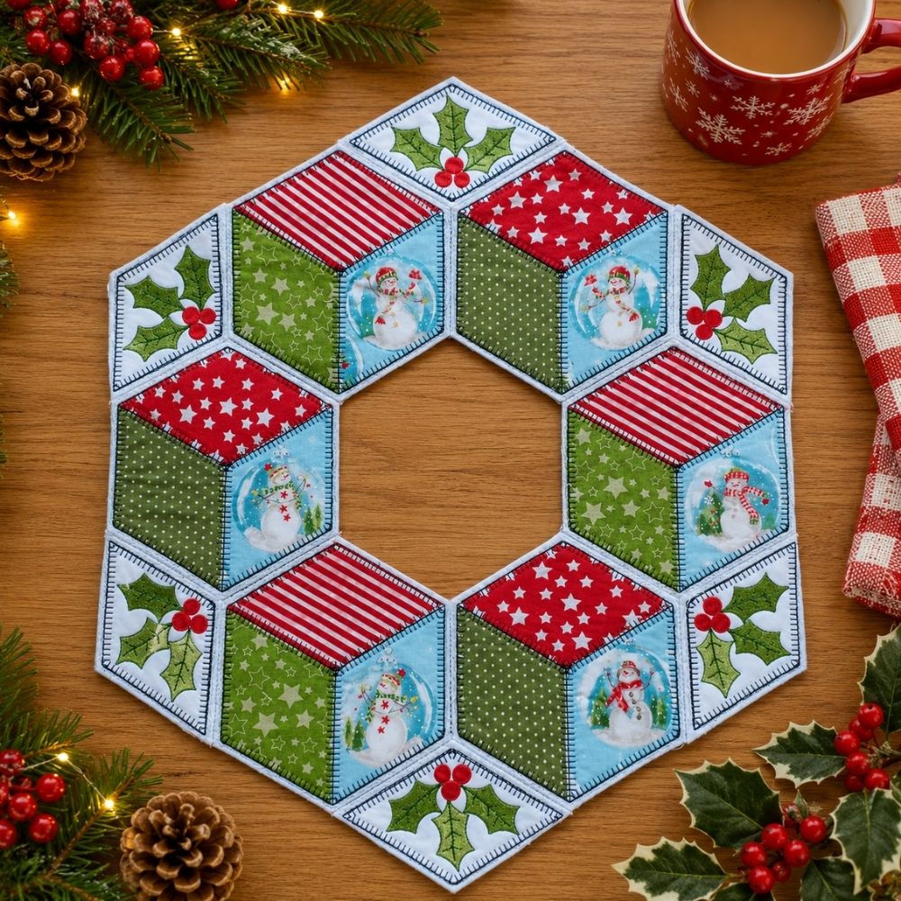 EWC292 - Applique Wreath