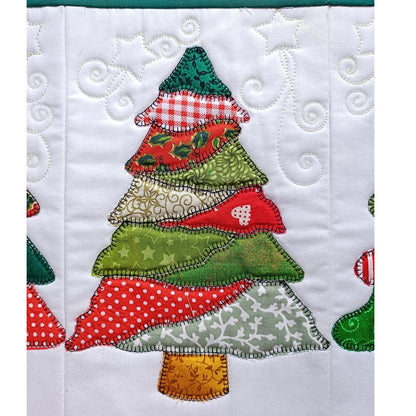 EWC293 - Applique Festive Trees Table Runner
