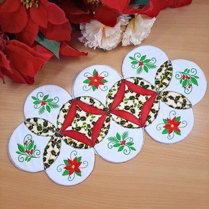 EWC294 - Christmas Applique Table Topper