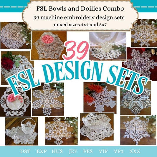 EWCOM - FSL Bowls and Doilies