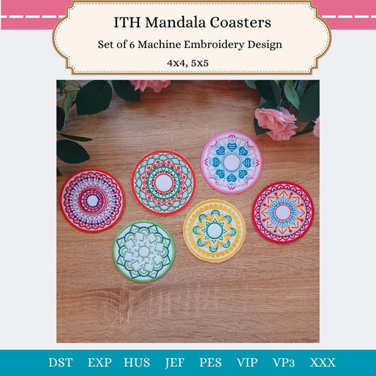 EWM003  ITH Mandala Coasters