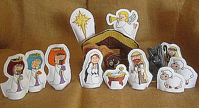 EWV074 - Nativity Tea Light Covers