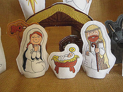 EWV074 - Nativity Tea Light Covers