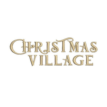 EWV145  ITH Christmas Village Mug Rug