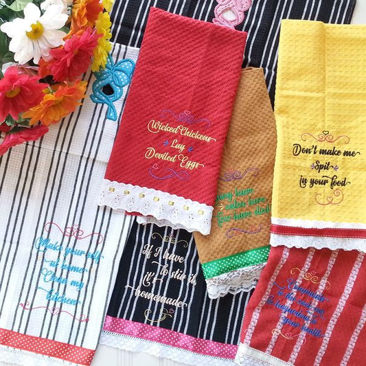 EWV178  Sassy Dishtowels