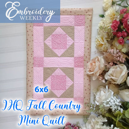 EWV199  Fall Country Mini Quilt