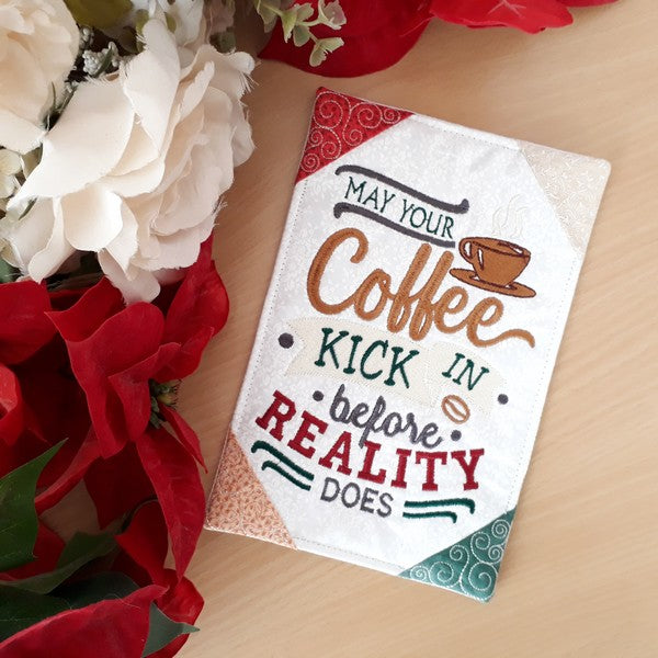 EWV217 - ITH Sarcasm and Coffee Mug Rugs