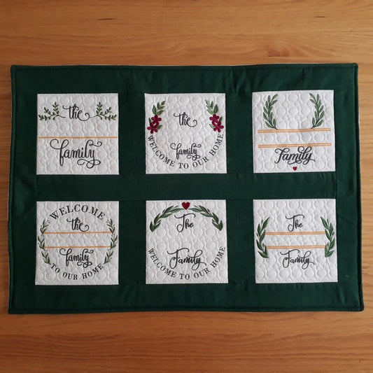 EWV218  Family Quilt Blocks