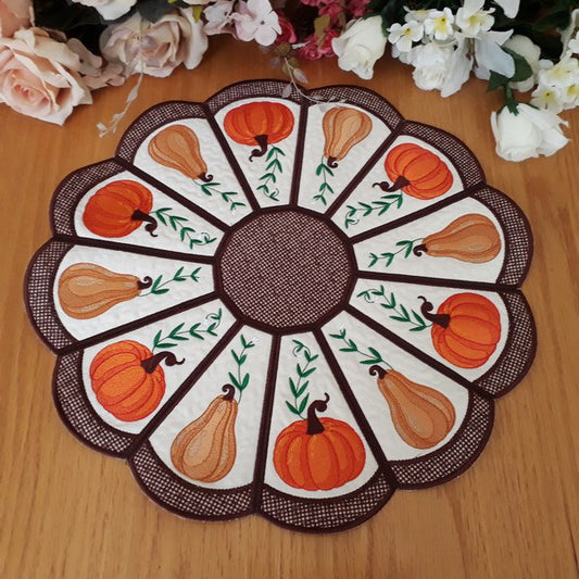 EWV248  Pumpkin Love Table Topper