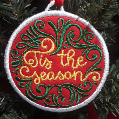 EWV249  Quilted Christmas Ornaments ITH