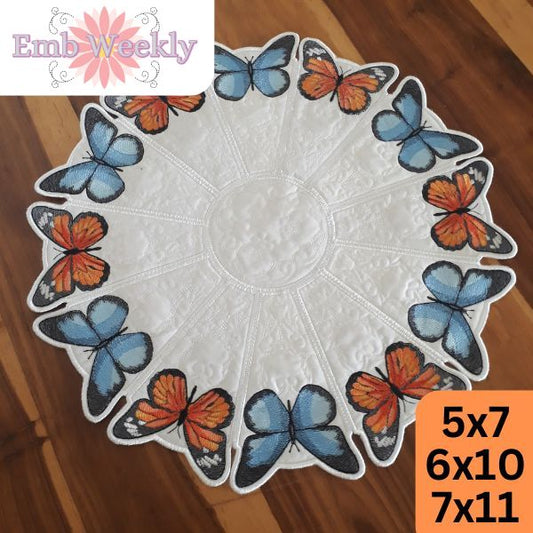 EWV258  Butterfly Table Topper