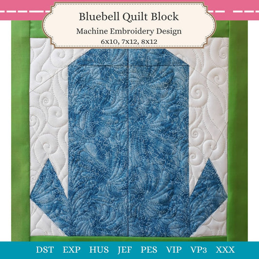 EWV316  Bluebell Quilt Block