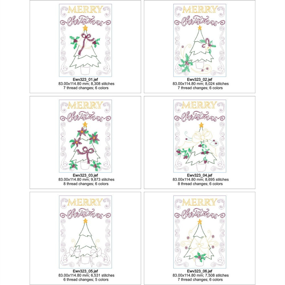 EWV323 - Christmas Cards 1