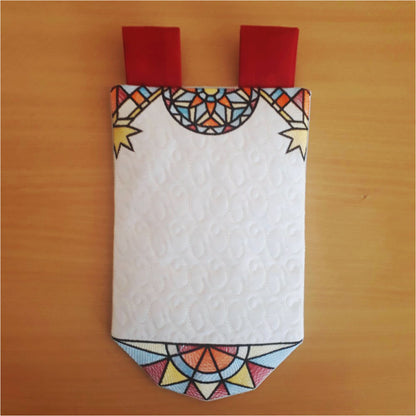 EWV324 Stained Glass Garden Flags
