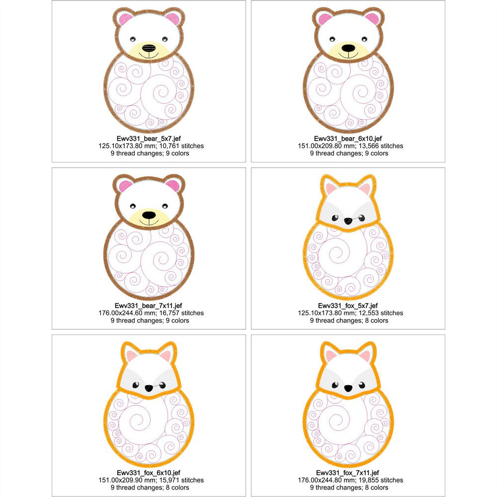 EWV331 - Forest Friends Sippy Rugs