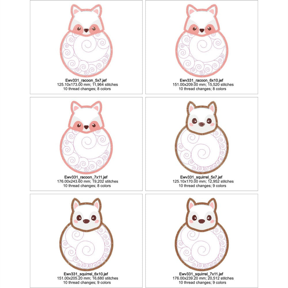 EWV331 - Forest Friends Sippy Rugs