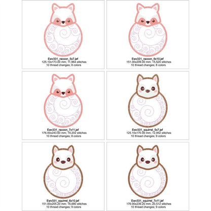 EWV331 - Forest Friends Sippy Rugs