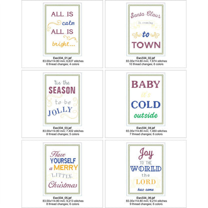 EWV334 - Christmas Cards 3
