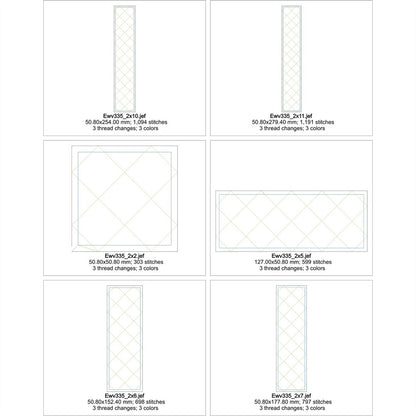 EWV335 - Diamond Sashing