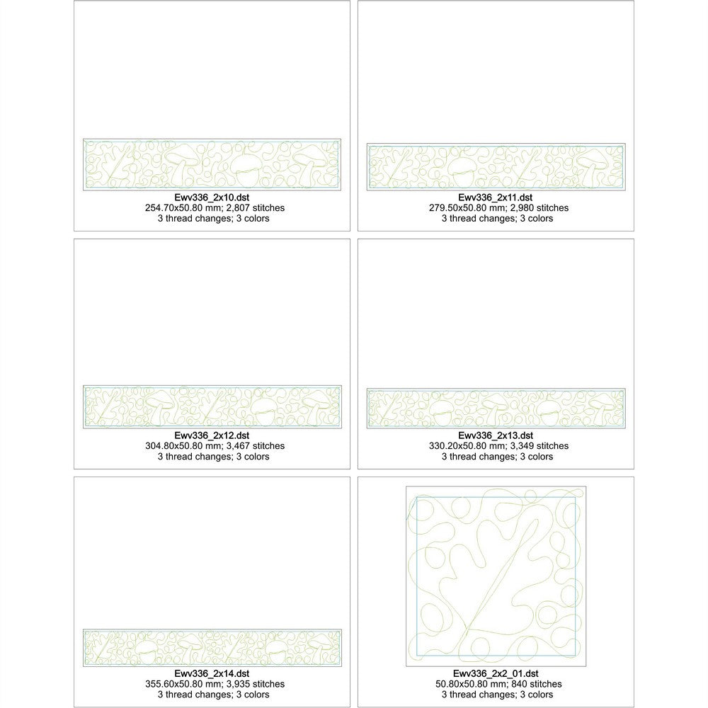 EWV336 - Fall Sashing Set