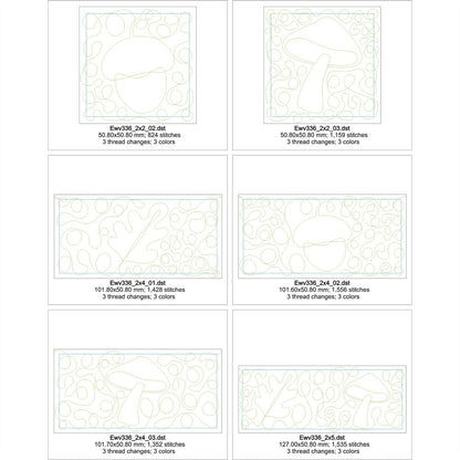 EWV336 - Fall Sashing Set