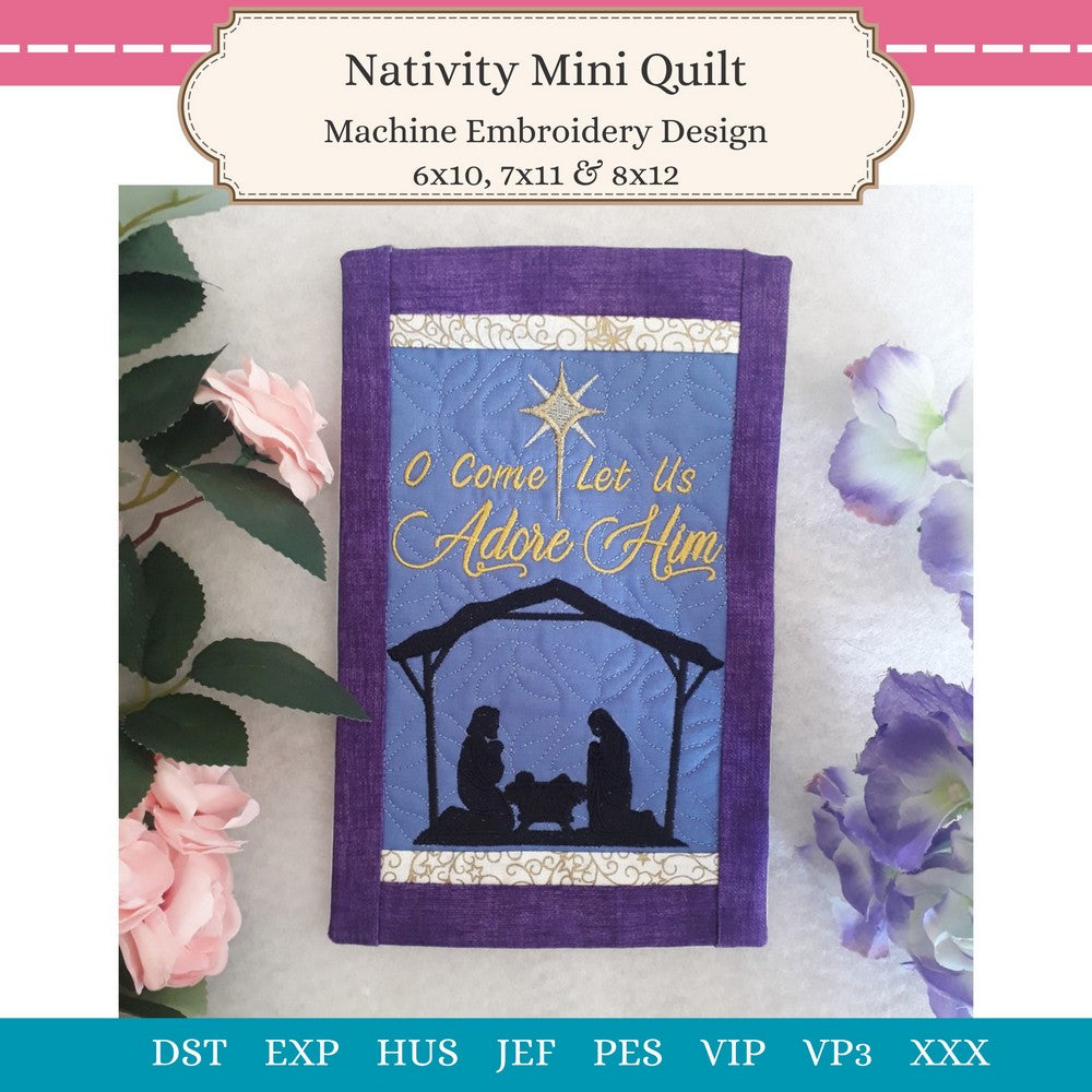 EWV337 - Nativity Mini Quilt