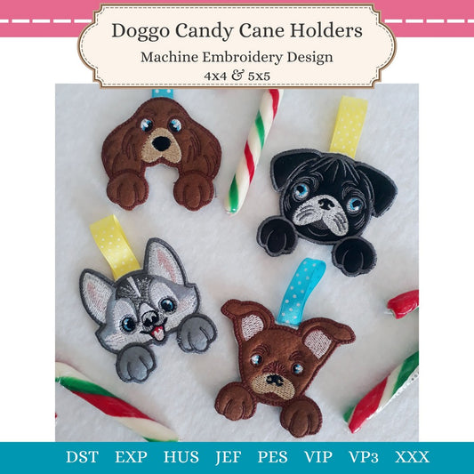 EWV339 - Doggo Candy Cane Holders