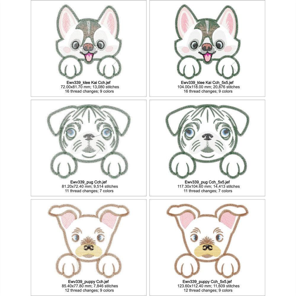 EWV339 - Doggo Candy Cane Holders