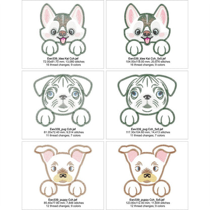 EWV339 - Doggo Candy Cane Holders