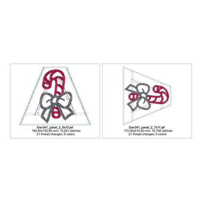 EWV341 - Candy Cane Topper