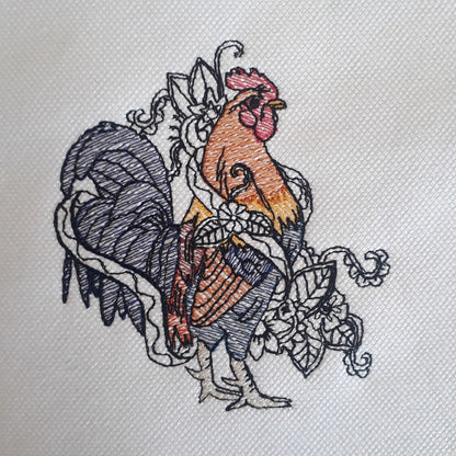 EWV342 - Vintage Roosters