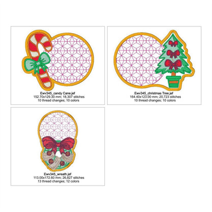 EWV345 - Christmas Mug Rugs 1