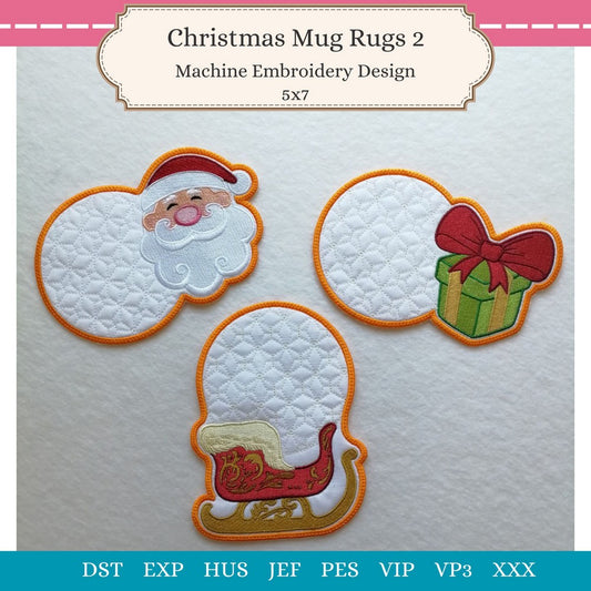 EWV346 - Christmas Mug Rugs 2