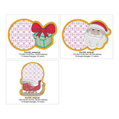 EWV346 - Christmas Mug Rugs 2