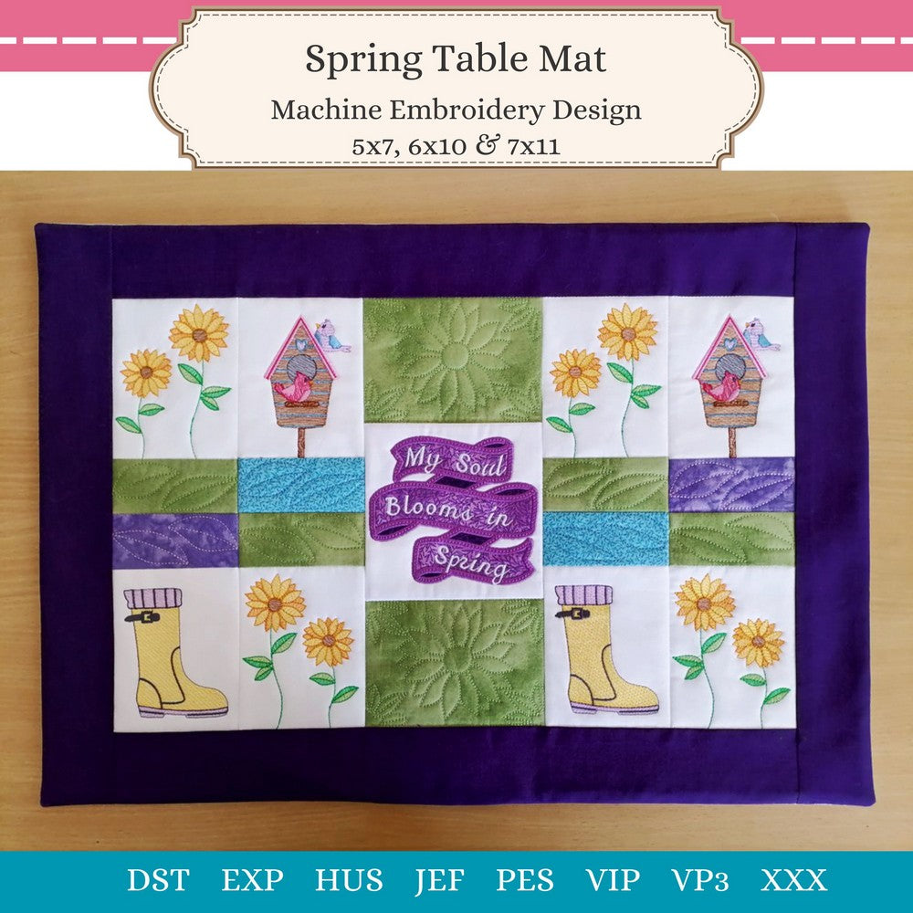 EWV347 - Spring Table Mat