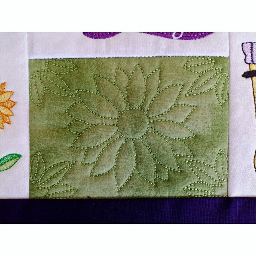 Spring Table Mat – Machine Embroidery Design | EmbWeekly