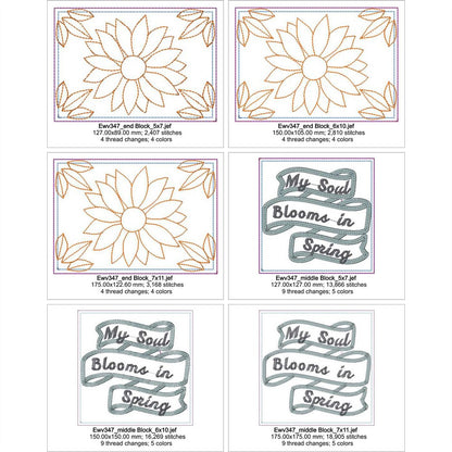 EWV347 - Spring Table Mat