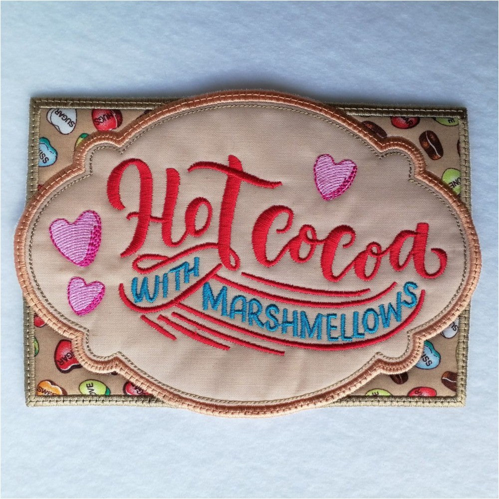 EWV348 - Cocoa Mug Rugs