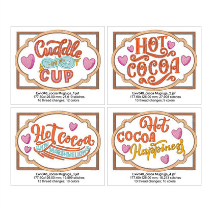 EWV348 - Cocoa Mug Rugs