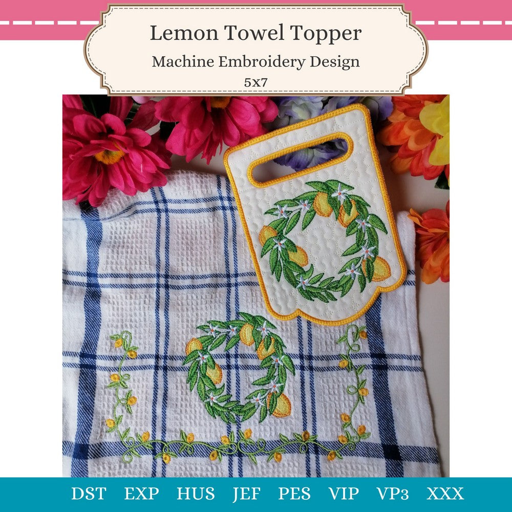 EWV349 - Lemon Towel Topper