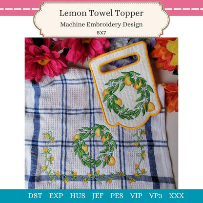 EWV349 - Lemon Towel Topper