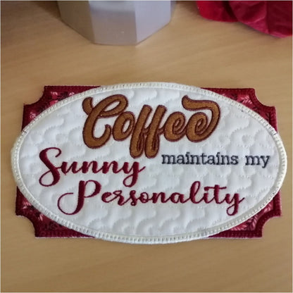 EWV351 - Coffee Shop Mug Rugs 1